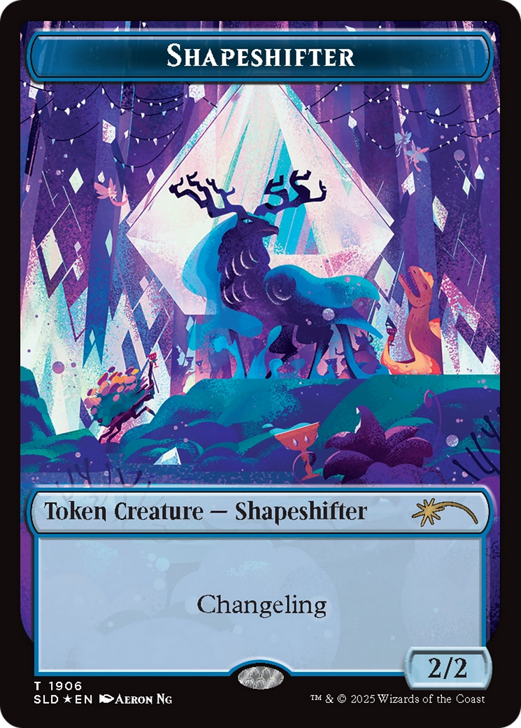 Shapeshifter Token (1906) (Double Rainbow Foil) [Secret Lair Drop Series] | Gamers Paradise