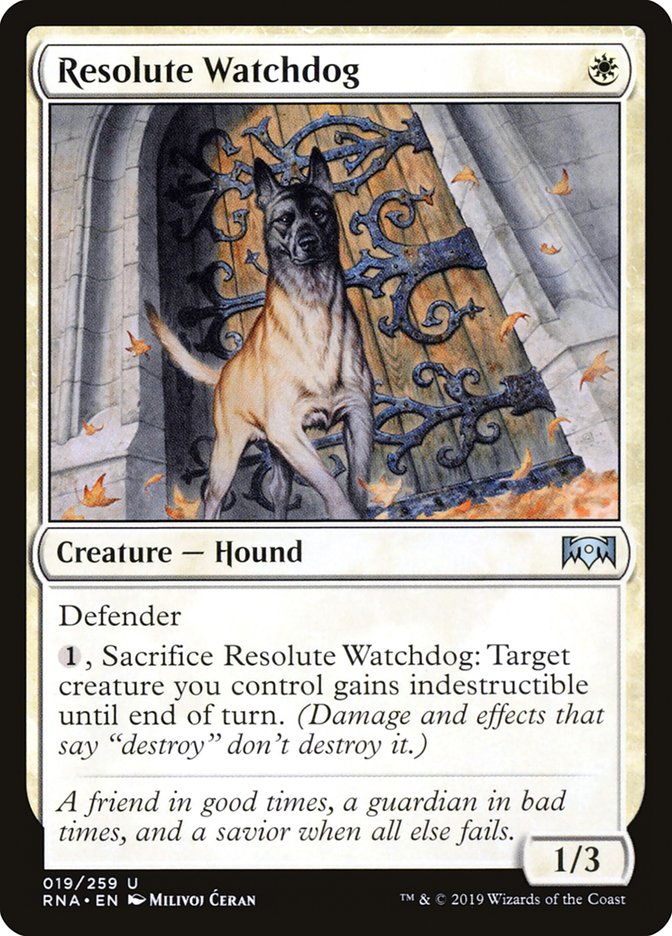 Resolute Watchdog [Ravnica Allegiance] | Gamers Paradise