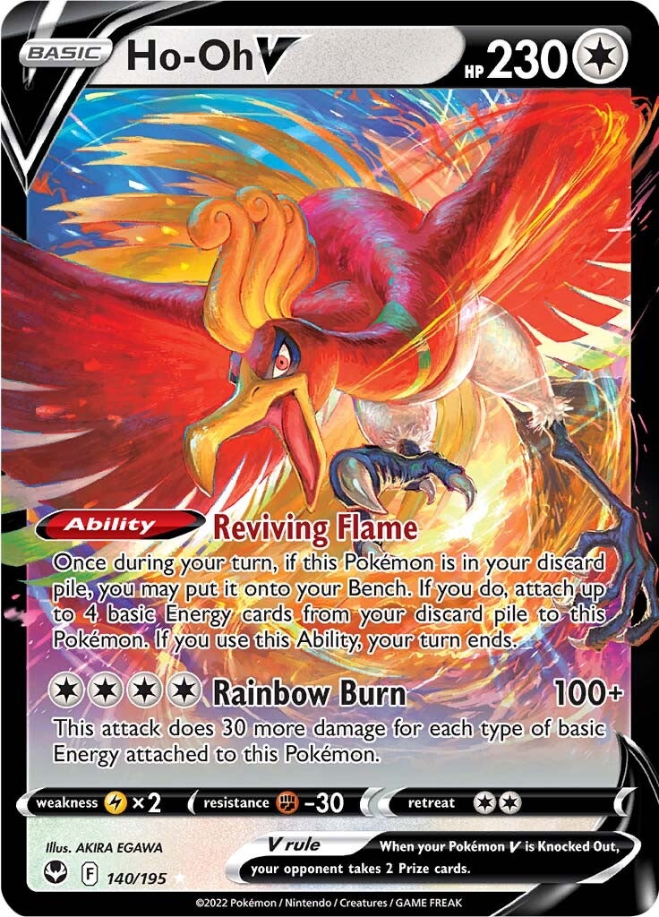 Ho-oh V (140/195) [Sword & Shield: Silver Tempest] | Gamers Paradise