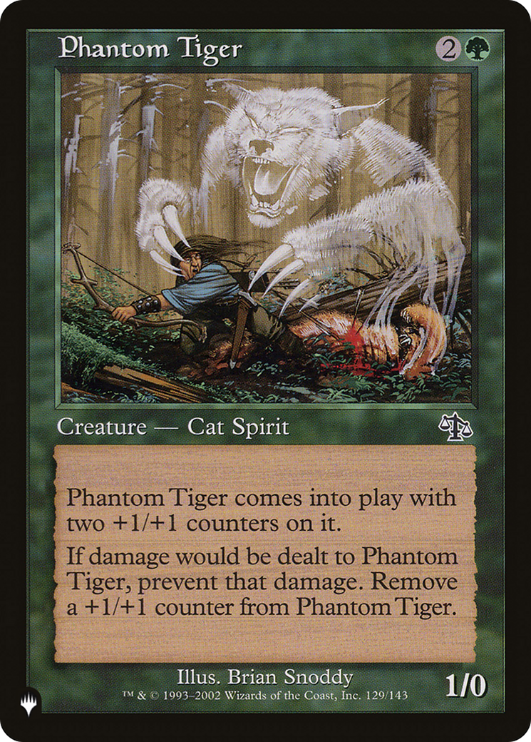 Phantom Tiger [The List Reprints] | Gamers Paradise