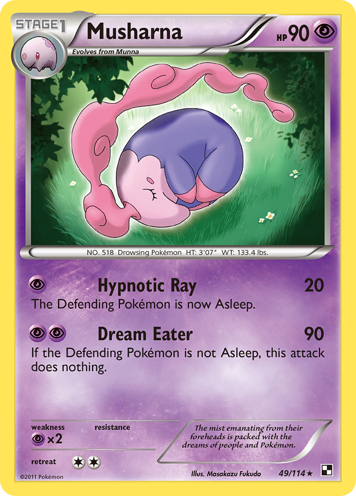 Musharna (49/114) [Black & White: Base Set] | Gamers Paradise