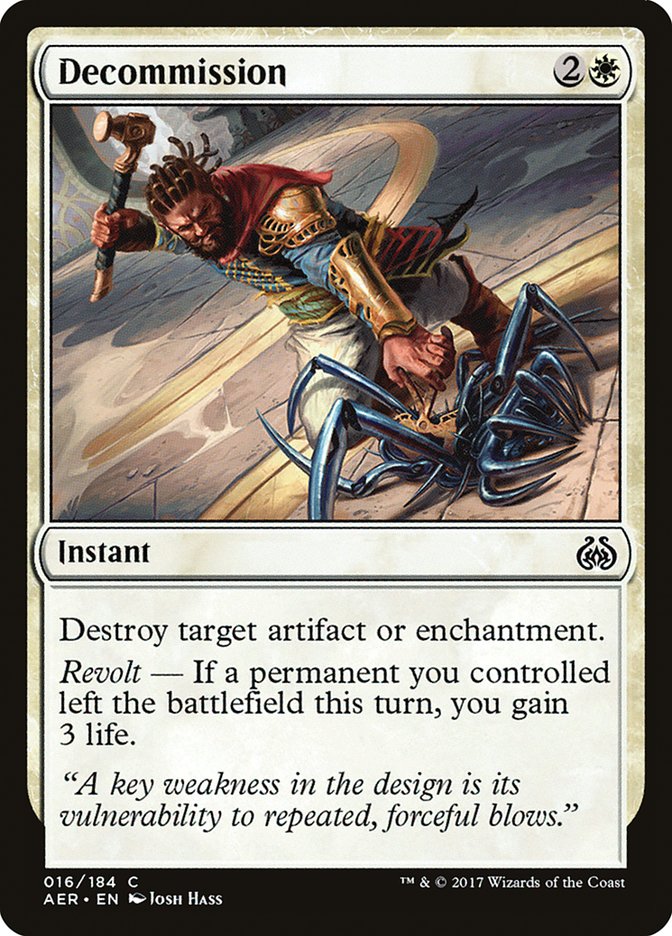 Decommission [Aether Revolt] | Gamers Paradise