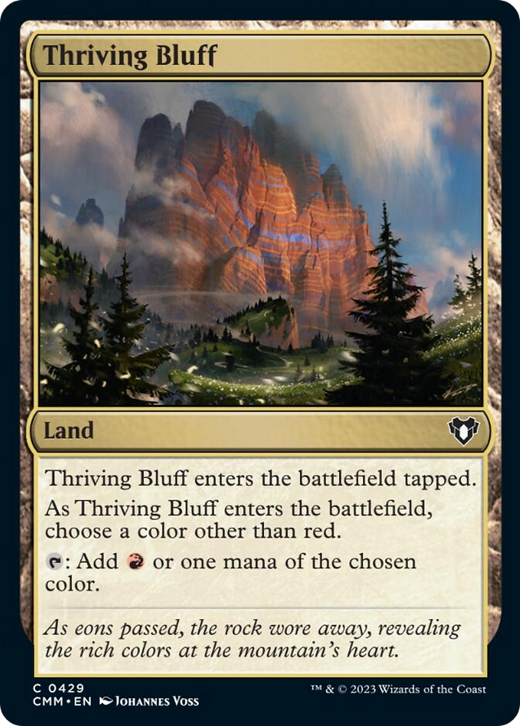 Thriving Bluff [Commander Masters] | Gamers Paradise