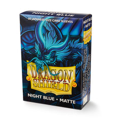 Dragon Shield: Japanese Size 60ct Sleeves - Night Blue (Matte) | Gamers Paradise