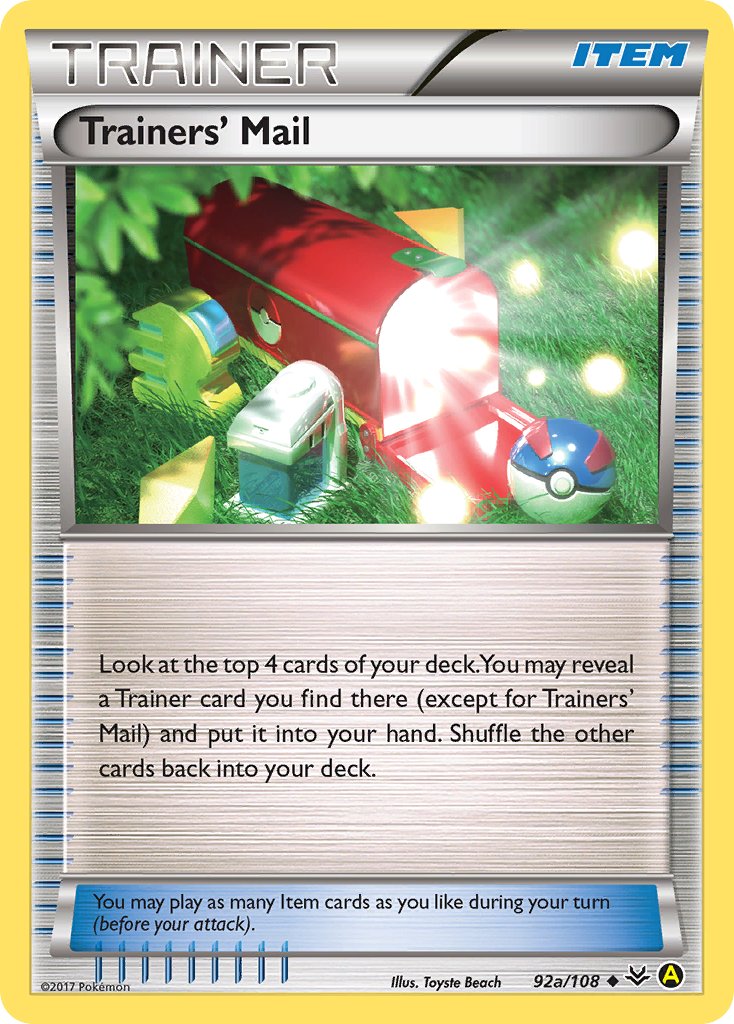 Trainers' Mail (92a/108) [Alternate Art Promos] | Gamers Paradise