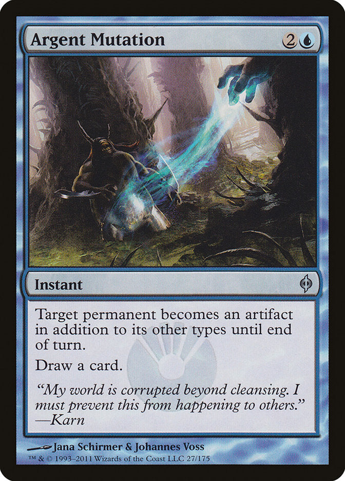 Argent Mutation [New Phyrexia] | Gamers Paradise