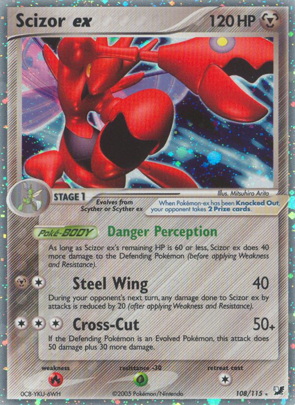 Scizor ex (108/115) [EX: Unseen Forces] | Gamers Paradise