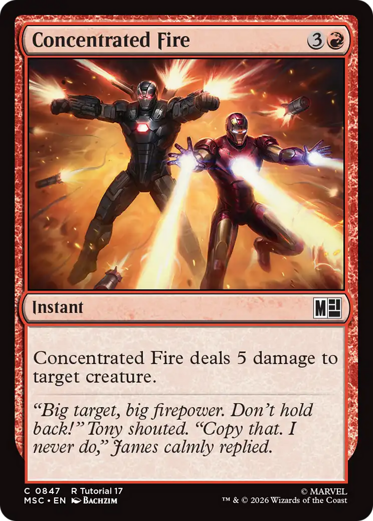 Concentrated Fire [Marvel Super Heroes Commander] | Gamers Paradise