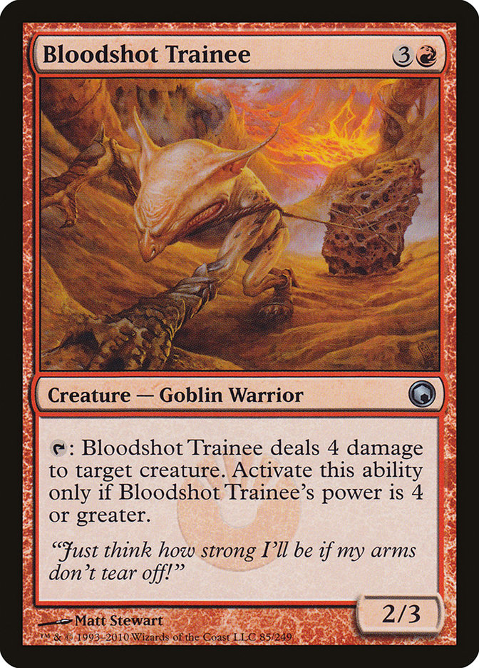 Bloodshot Trainee [Scars of Mirrodin] | Gamers Paradise