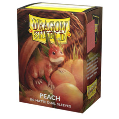 Dragon Shield: Standard 100ct Sleeves - Peach (Dual Matte) | Gamers Paradise