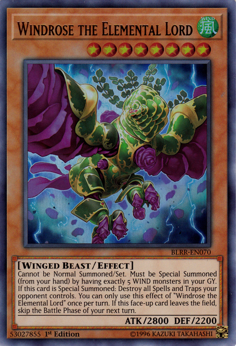 Windrose the Elemental Lord [BLRR-EN070] Ultra Rare | Gamers Paradise