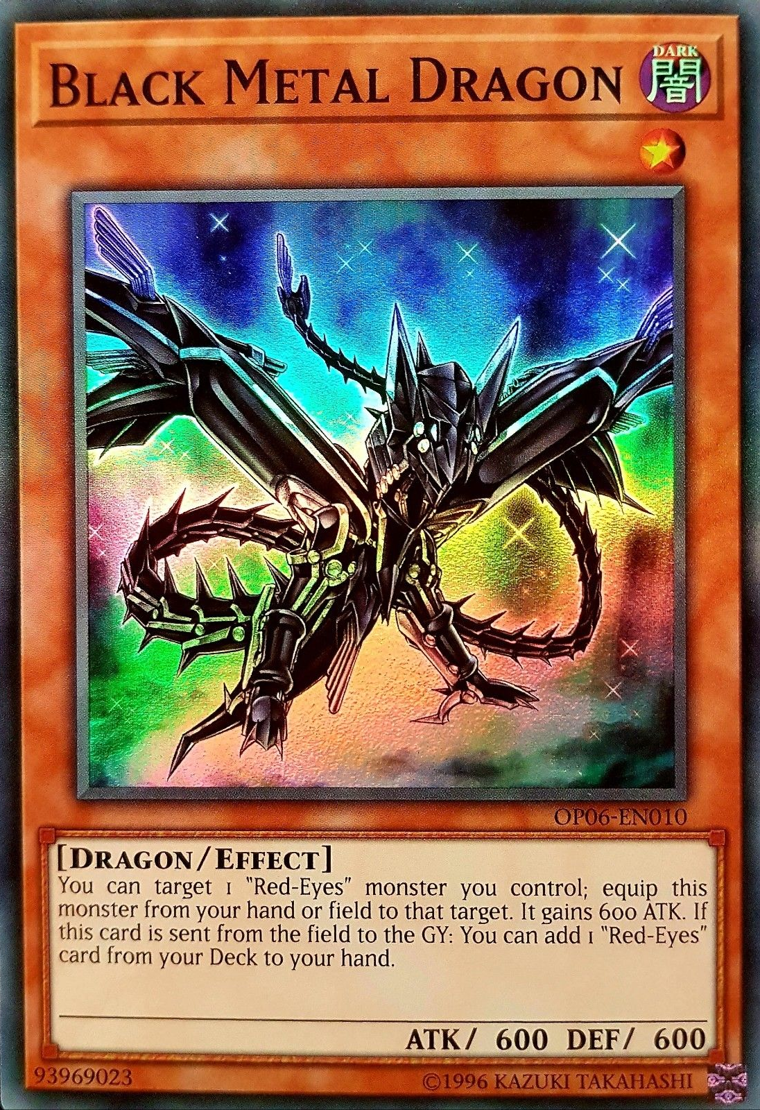 Black Metal Dragon [OP06-EN010] Super Rare | Gamers Paradise