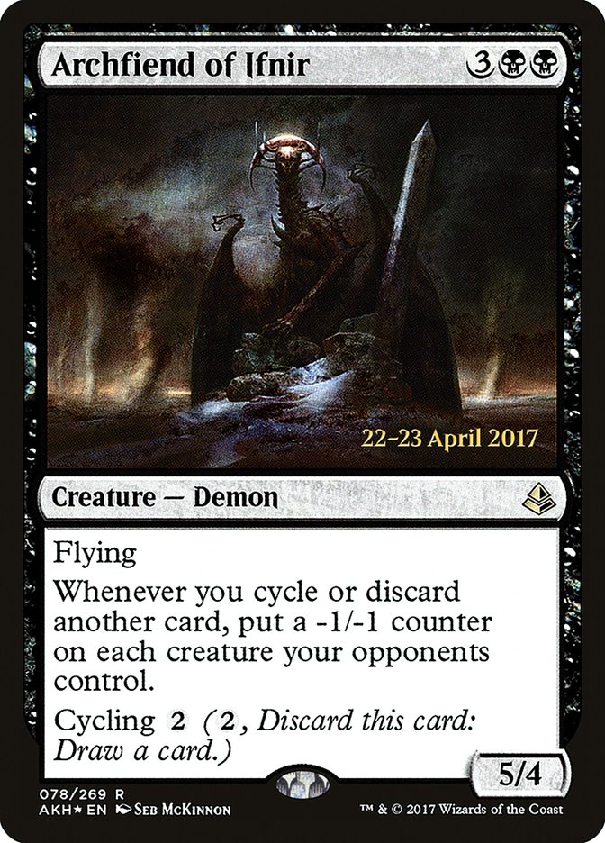 Archfiend of Ifnir [Amonkhet Prerelease Promos] | Gamers Paradise