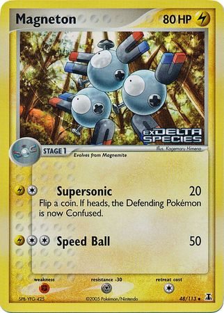 Magneton (48/113) (Stamped) [EX: Delta Species] | Gamers Paradise