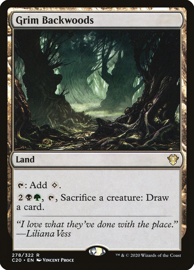 Grim Backwoods [Commander 2020] | Gamers Paradise
