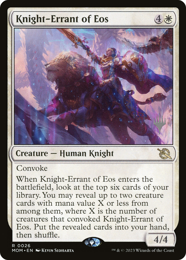 Knight-Errant of Eos (Promo Pack) [March of the Machine Promos] | Gamers Paradise