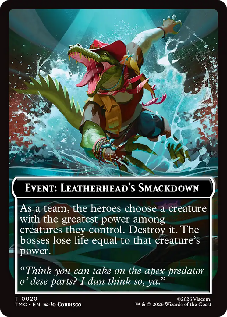 Event: Leatherhead's Smackdown [Teenage Mutant Ninja Turtles Commander Tokens] | Gamers Paradise