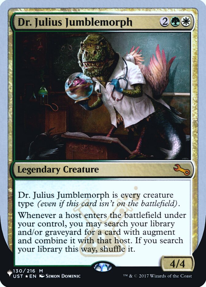 Dr. Julius Jumblemorph (Unfinity Foil Edition) [The List] | Gamers Paradise