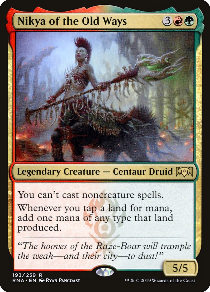 Nikya of the Old Ways [Ravnica Allegiance] | Gamers Paradise