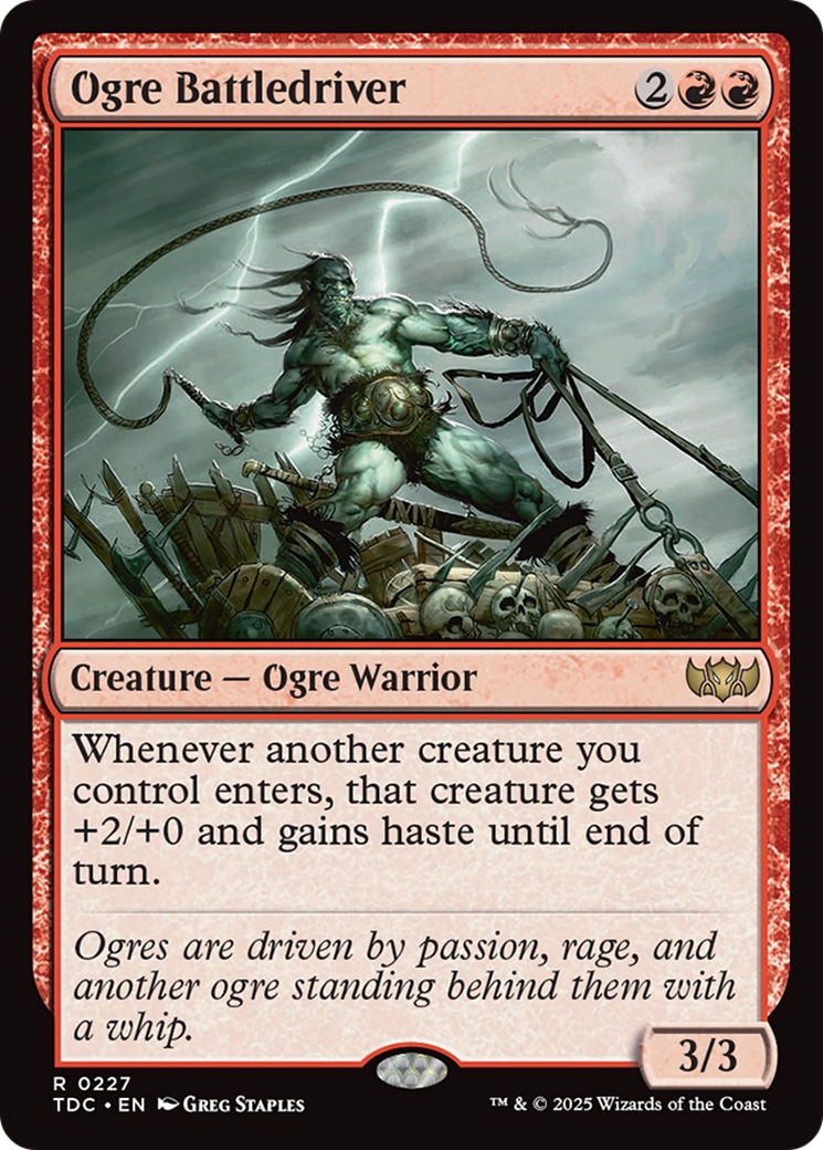 Ogre Battledriver [Tarkir: Dragonstorm Commander] | Gamers Paradise