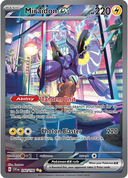miraidon pokemon card price Miraidon ex (244/198) [Scarlet & Violet: Base Set] – Gamers Paradise