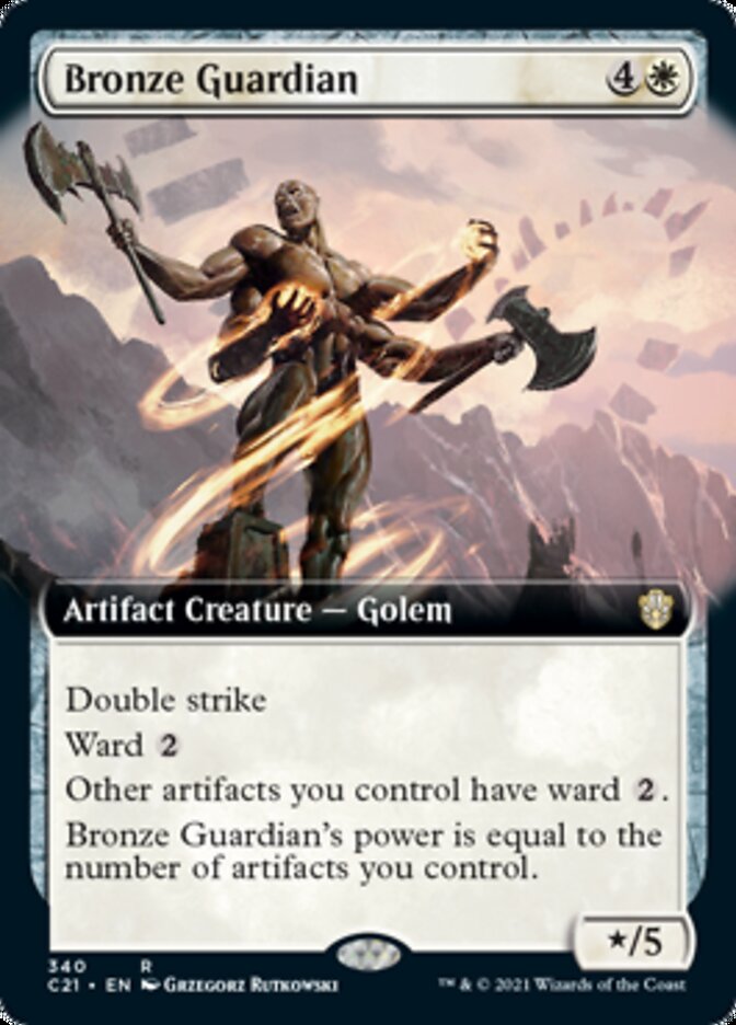 Bronze Guardian (Extended Art) [Commander 2021] | Gamers Paradise