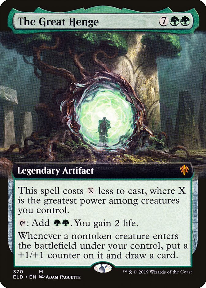 The Great Henge (Extended Art) [Throne of Eldraine] | Gamers Paradise