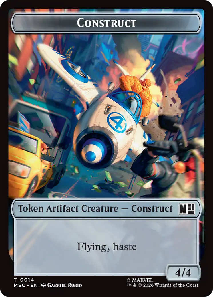 Ox (007) // Construct (014) Double-Sided Token [Marvel Super Heroes Commander Tokens] | Gamers Paradise