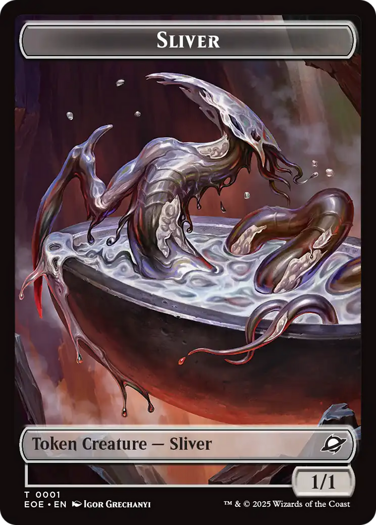Robot // Sliver Double-Sided Token [Edge of Eternities Tokens] | Gamers Paradise