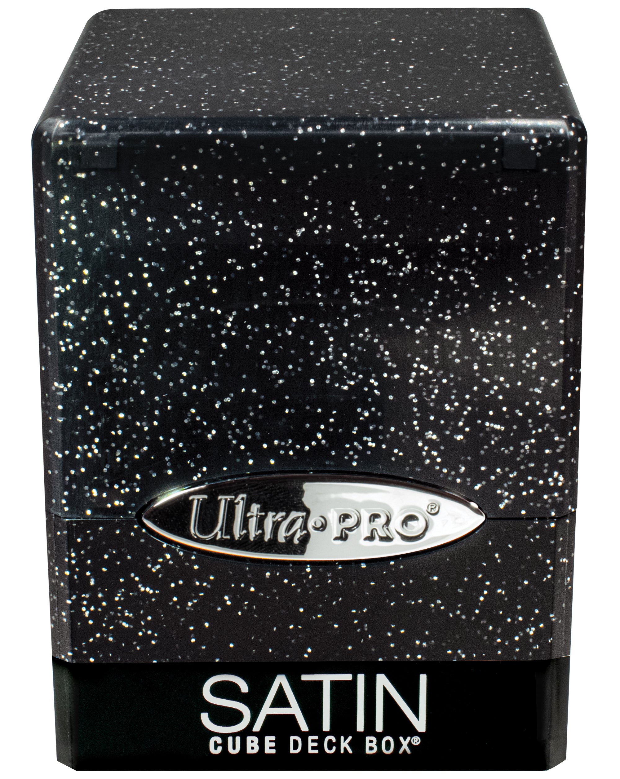 Ultra PRO: Satin Cube - Glitter Black | Gamers Paradise