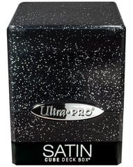 Ultra PRO: Satin Cube - Glitter Black | Gamers Paradise