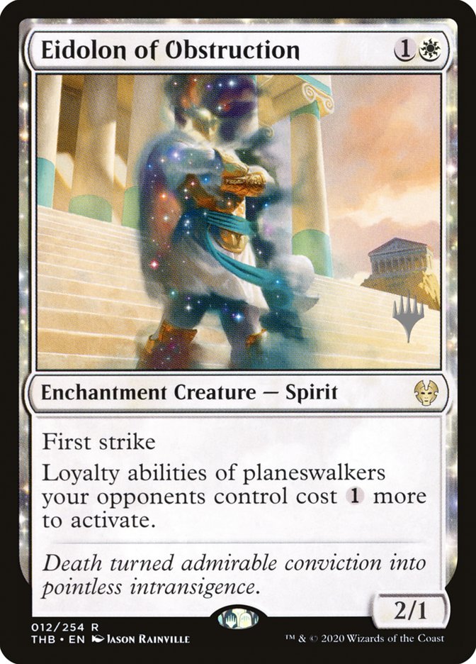 Eidolon of Obstruction (Promo Pack) [Theros Beyond Death Promos] | Gamers Paradise