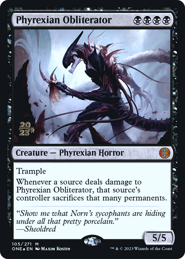 Phyrexian Obliterator [Phyrexia: All Will Be One Prerelease Promos] | Gamers Paradise
