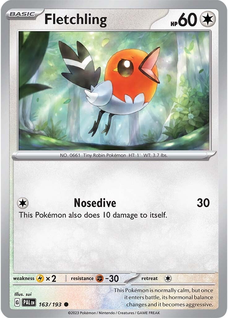 Fletchling (163/193) [Scarlet & Violet: Paldea Evolved] | Gamers Paradise