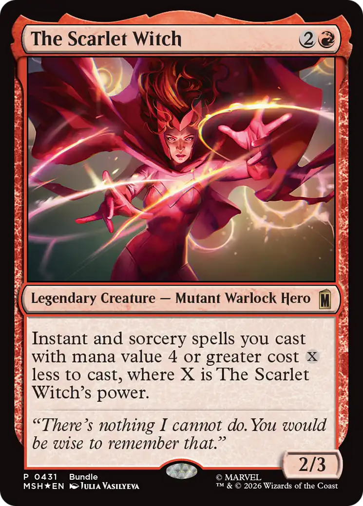 The Scarlet Witch (Bundle) [Marvel Super Heroes Promos] | Gamers Paradise