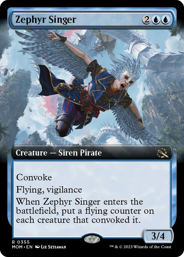 Zephyr Singer (Extended Art) [March of the Machine] | Gamers Paradise