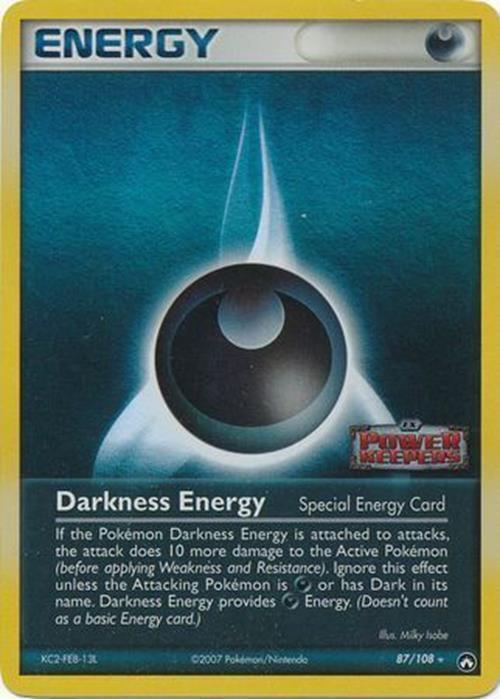 Darkness Energy (87/108) (Stamped) [EX: Power Keepers] | Gamers Paradise