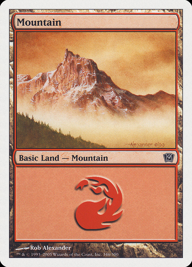Mountain (346) [Ninth Edition] | Gamers Paradise