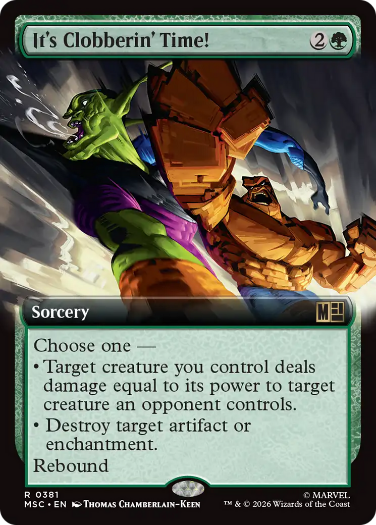 It's Clobberin' Time! (Extended Art) [Marvel Super Heroes Commander] | Gamers Paradise