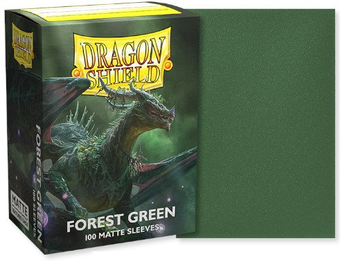 Dragon Shield: Standard 100ct Sleeves - Forest Green (Matte) | Gamers Paradise