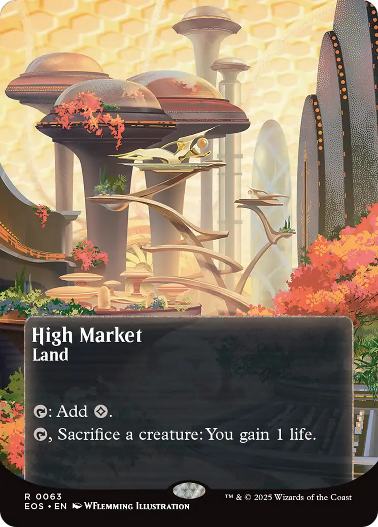 High Market (0063) (Borderless) [Edge of Eternities: Stellar Sights] | Gamers Paradise