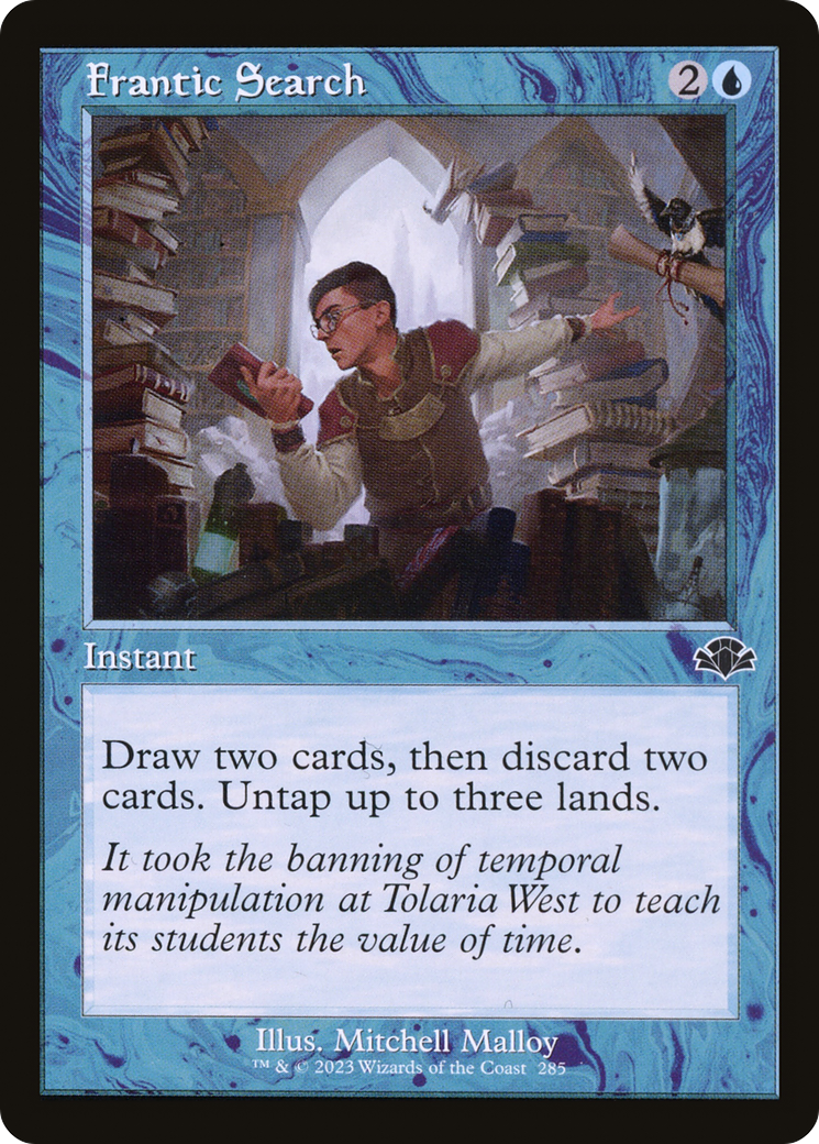 Frantic Search (Retro) [Dominaria Remastered] | Gamers Paradise