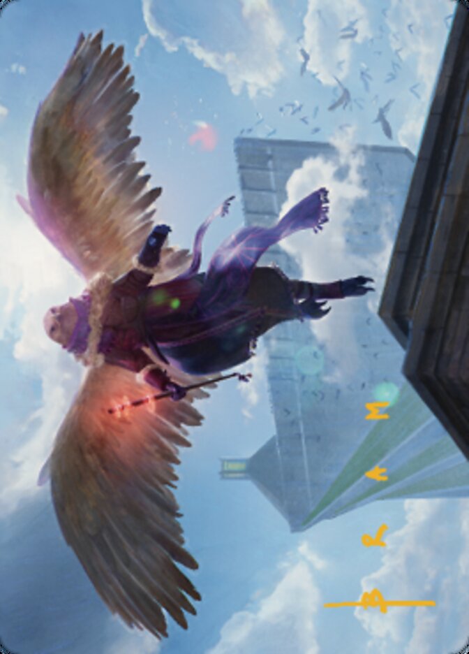 Balmor, Battlemage Captain Art Card 1 (Gold-Stamped Signature) [Dominaria United Art Series] | Gamers Paradise