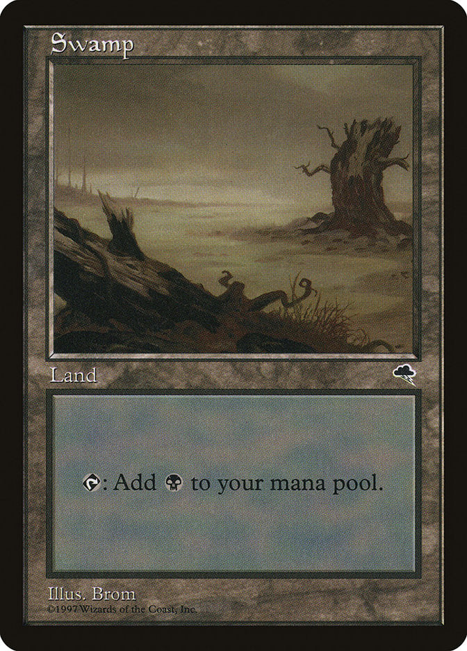 Swamp (Black Sky) [Tempest] | Gamers Paradise
