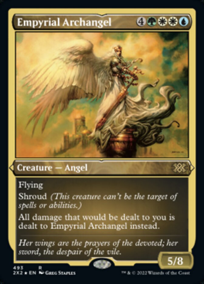 Empyrial Archangel (Foil Etched) [Double Masters 2022] | Gamers Paradise