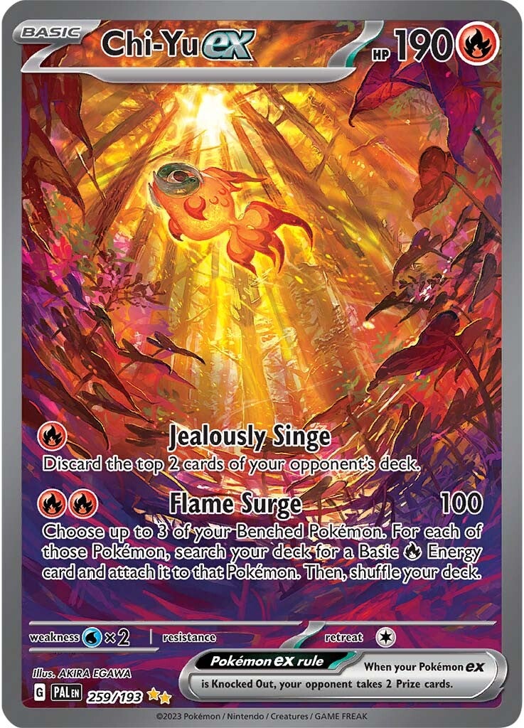 Chi-Yu ex (259/193) [Scarlet & Violet: Paldea Evolved] | Gamers Paradise