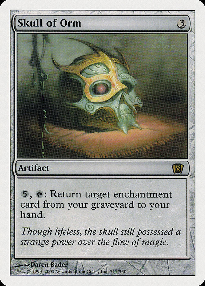 Skull of Orm (8th Edition) [Oversize Cards] | Gamers Paradise