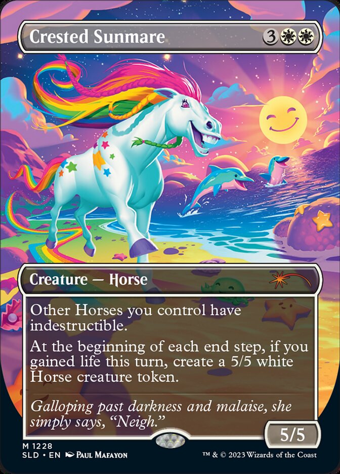 Crested Sunmare (Borderless) [Secret Lair Drop Series] | Gamers Paradise