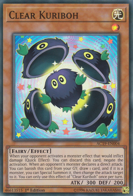 Clear Kuriboh [AC19-EN004] Super Rare | Gamers Paradise