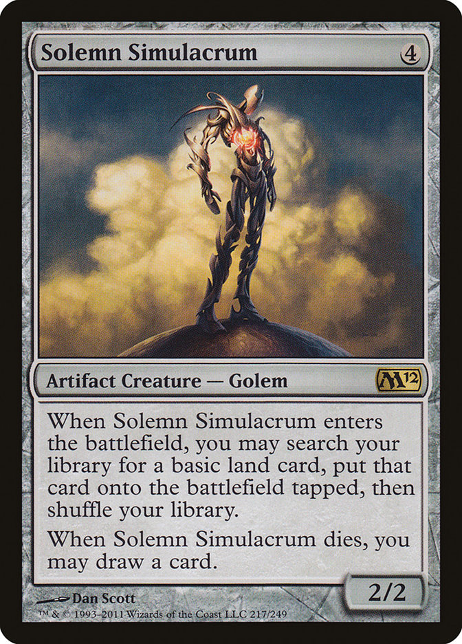 Solemn Simulacrum [Magic 2012] | Gamers Paradise